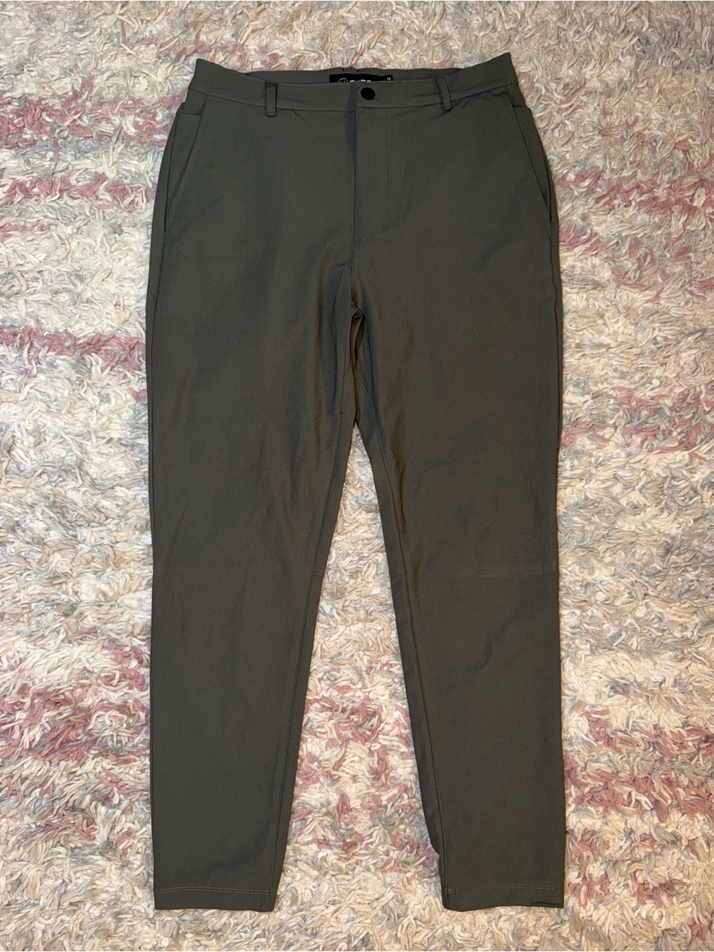 CUTS green technical utility pants L